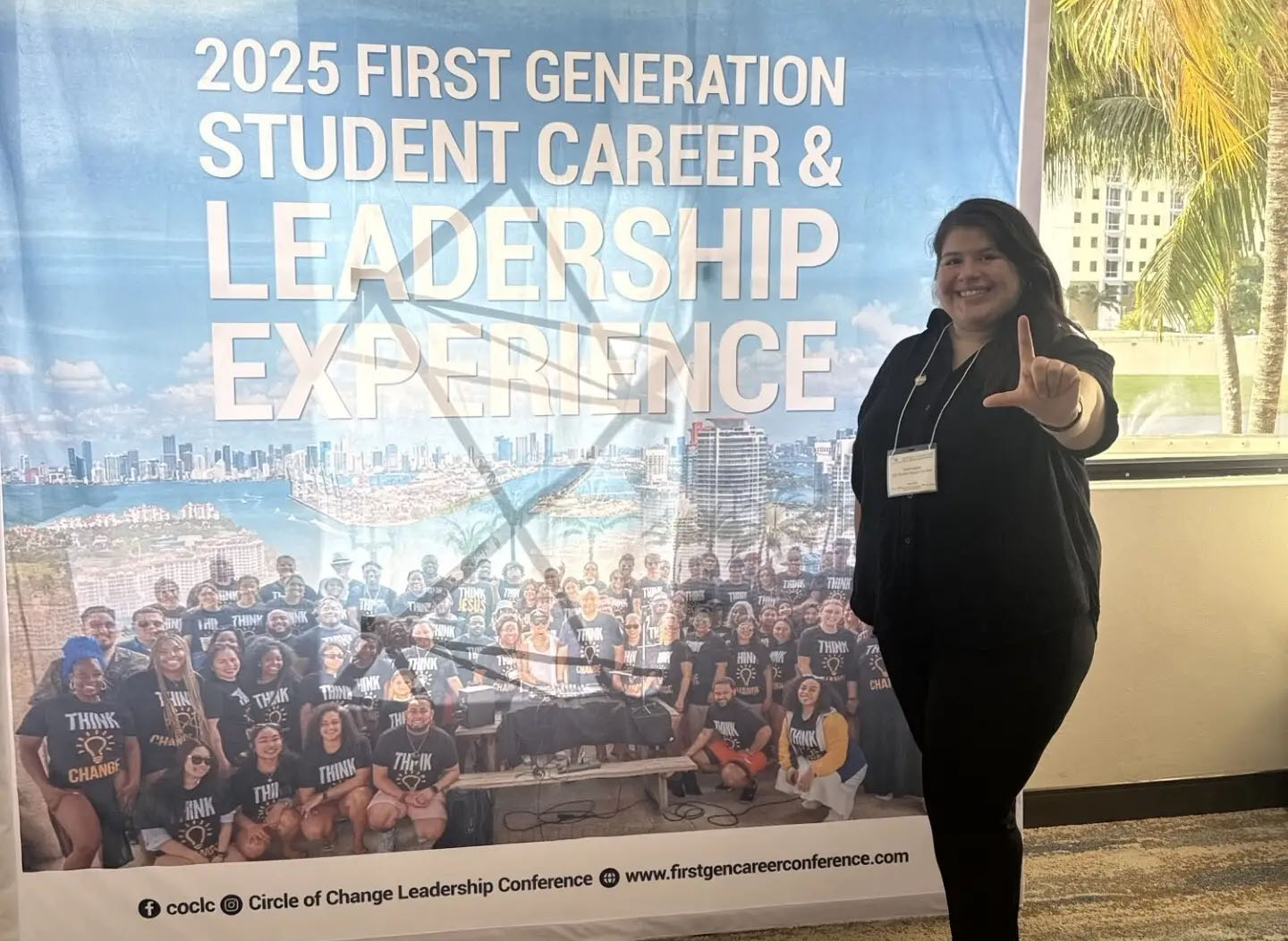 Karla Iraheta at the First-Generation Student Career and Leadership Experience