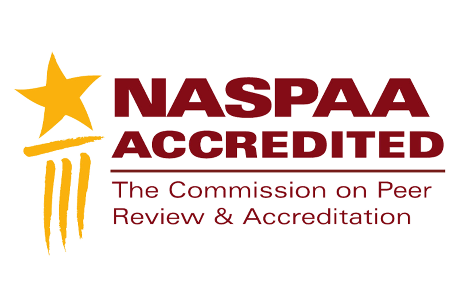 NASPAA Accredited logo