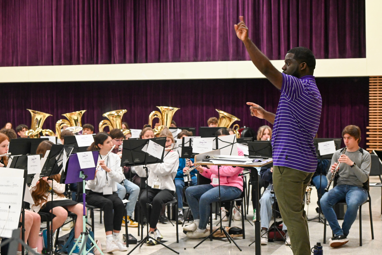 musicians in rehearsal