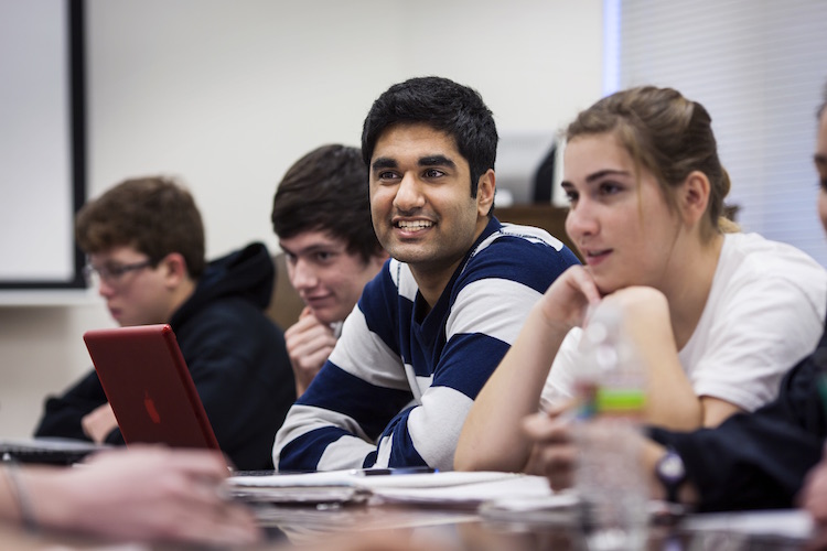 students in class