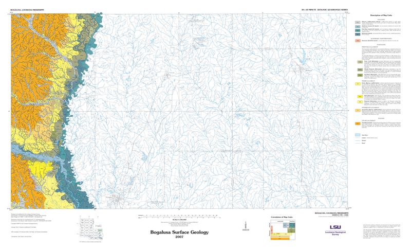 Bogalusa Surface Geology