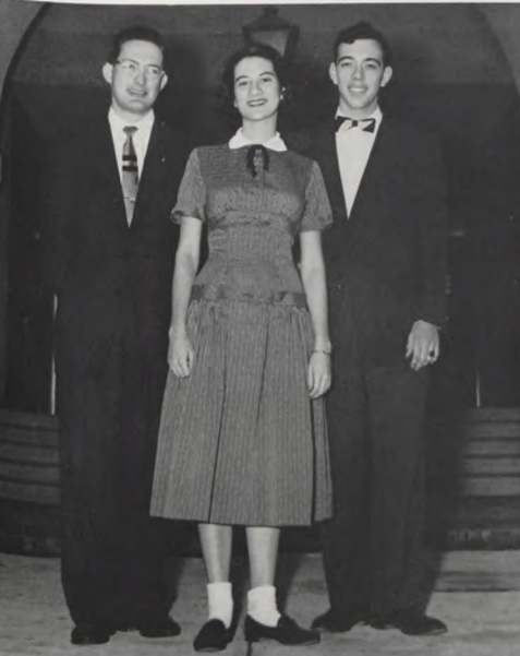 Charmaine with two other students